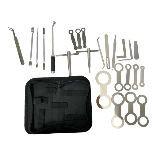 A set of tools for the maintenance of flat fi