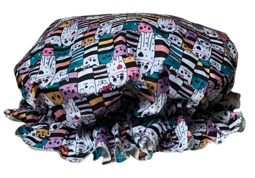 SHOWER CAP Czepek kosmetyczny pod prysznic Wodoodporny KOTY
