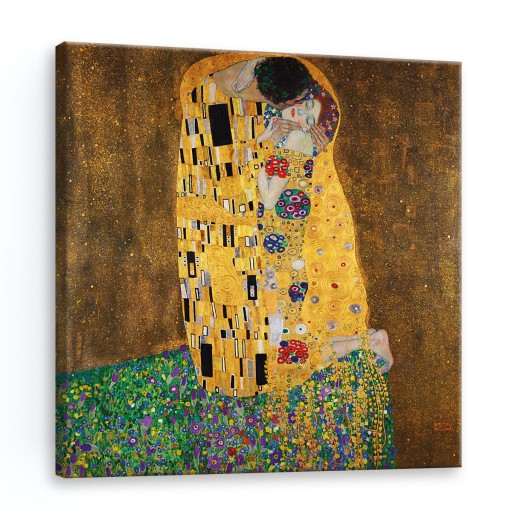 Reprodukcja Gustav Klimt Pocałunek 60x60 obraz