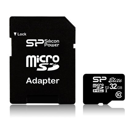 Silicon Power Elite UHS-I 16 GB, MicroSDHC, Flash