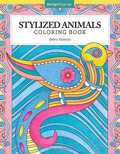 Stylized Animals Coloring Book Valencia Debra