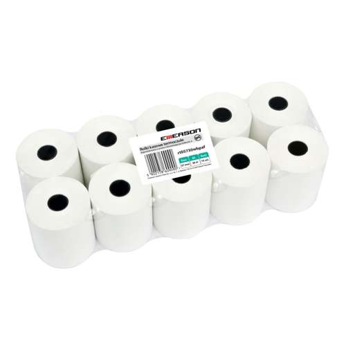 ROLKI KASOWE TERMICZNE TERMOCZUŁE PAPIER DO KASY EMERSON 57X30 10SZT