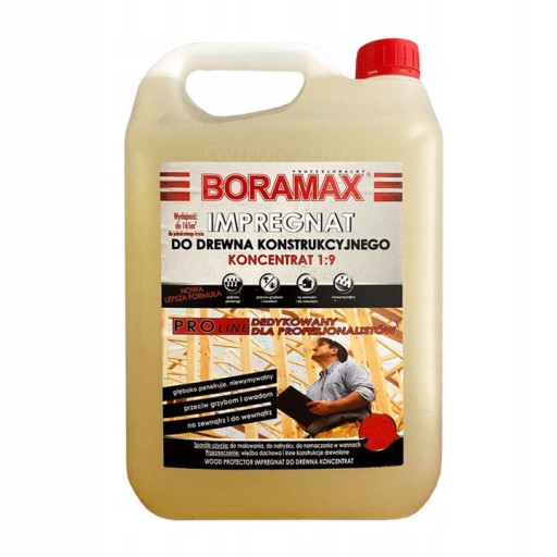 BORAMAX IMPREGNAT DO WIĘŹBY DACHOWEJ BEZBARWNY 1KG