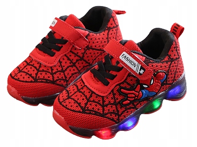 Adidasy Dziecięce buty Spiderman Sneakers czerwony