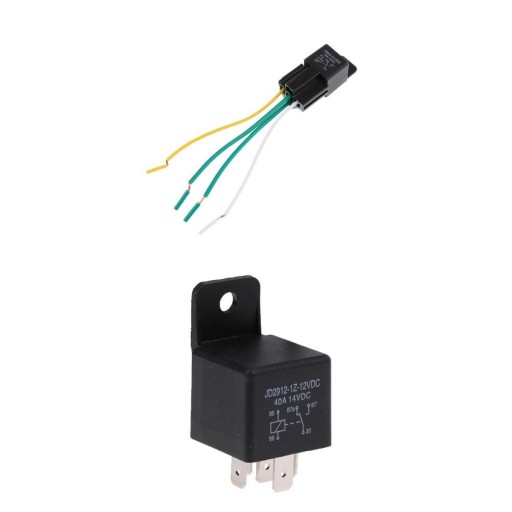 4 i 5PIN 40Amp 12VDC Przekaźnik przełączający Nomally