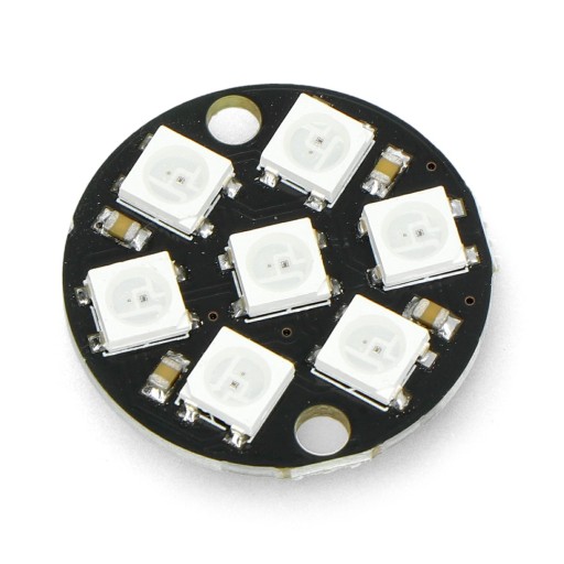 Pierścień LED RGB 7 x WS2812 5050