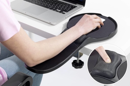 PODKŁADKA POD MYSZ I PODŁOKIETNIK ergonomiczny do biurka do biura wygodny