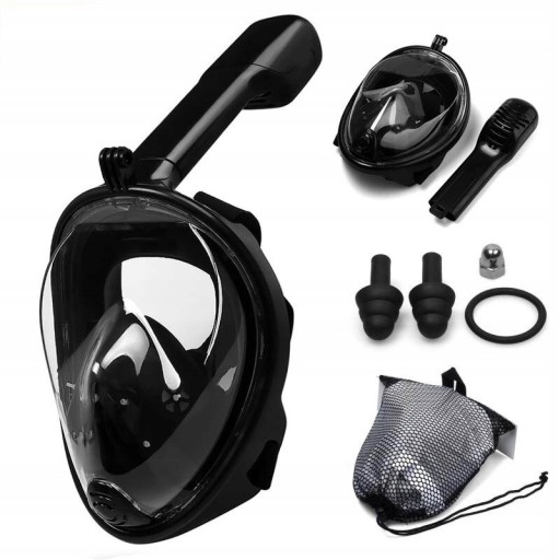 MASKA Pełnotwarzowa L/XL DO Nurkowania Snurkowania Snorkeling Pływania