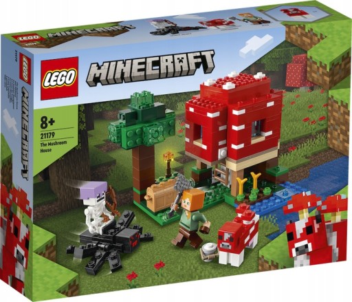 LEGO MINECRAFT 21179 DOM W GRZYBIE
