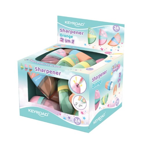 Temperówka manualna keyboard pastelowe