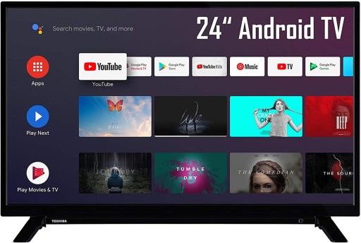 TOSHIBA 24WA2063 LED WiFi DVBT2 HEVC H.265 ANDROID