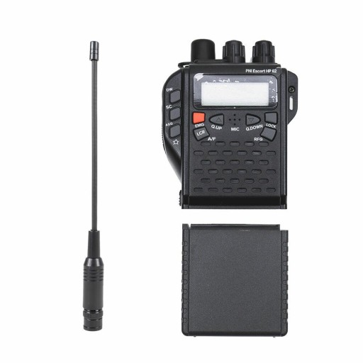CB radio ręczne Pni HP62 z anteną BNC i koszykiem na baterie PNI-HP62AC
