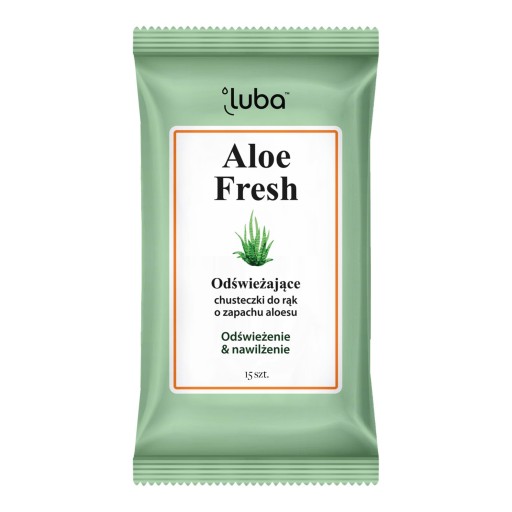 LUBA CHUSTECZKI NAWILŻANE (15) ALOES ODŚWIEŻAJĄCE