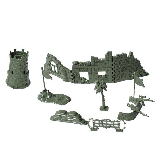 Zestaw Playset Camp Soldiers Scena Model
