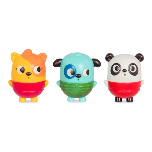 B.Toys Zestaw trzech rozkręcanych sikawek Squish Splash zestaw z pieskiem