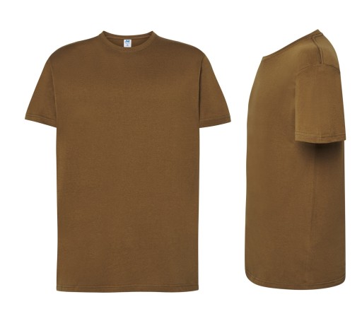 T-SHIRT MĘSKA koszulka bawełniana JHK TSRA-150 khaki KH r. M