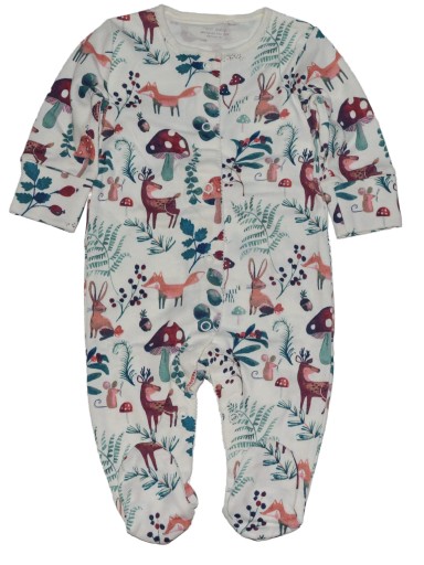 NEXT pajacyk FS 50-56 0-1m pajac śpioch bawełna