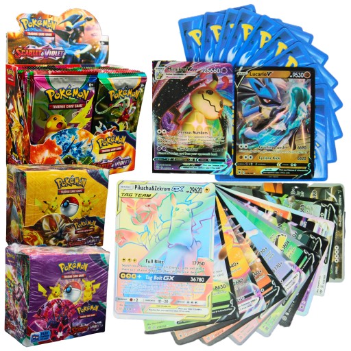 KARTY POKEMON SCARLET & VIOLET 360 KART MEGA BOX