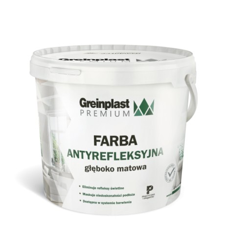 Farba antyrefleksyjna Greinplast FWA 10l biała