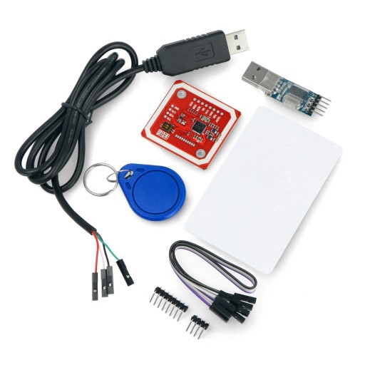 Moduł RFID/NFC PN532 13,56MHz + karta i brelok