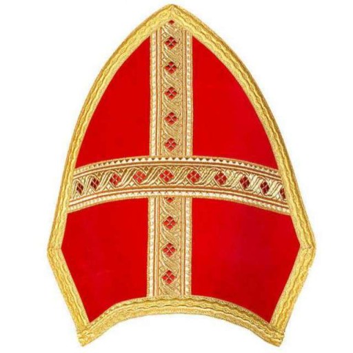czapka BISKUPA kapelusz ŚWIĘTY MIKOŁAJ mitra