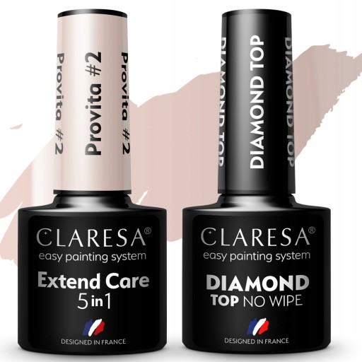 Claresa PROVITA baza lakier 5w1 #2 TOP DIAMOND