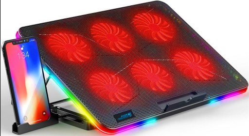 PODSTAWKA CHŁODZĄCA POD LAPTOP-A 12-16'' RGB LED