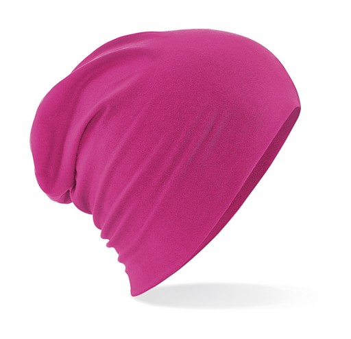 DAMSKA CZAPKA OVERSIZE BEANIE SMERFETKA RÓŻOWA