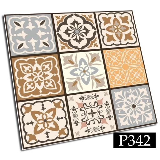 Samoprzylepne kafelki PCV 25x25 PATCHWORK CHARM