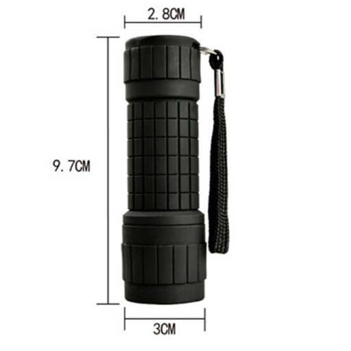 LATARKA LED COB ŚWIATŁO ROZPROSZONE +3 BATERIE AAA