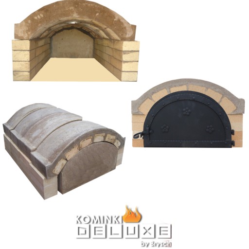 Piec CHLEBOWY Piec do PIZZY OPALANY DREWNEM 60X90