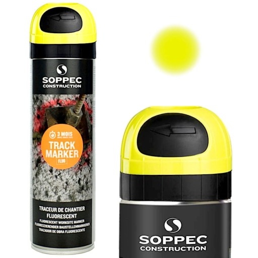 FARBA GEODEZYJNA SPRAY SOPPEC FLUO TP ŻÓŁTY