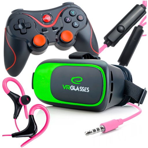 OKULARY GOGLE 3D VR 360 2.0 VIRTUAL REALITY+ PAD