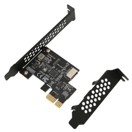 ADAPTER PCIE X1 DO DYSKÓW USB3.2 GEN1 TYPE E