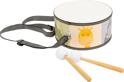 BĘBENEK dla dzieci INSTRUMENT zwierzątka śr.19 cm