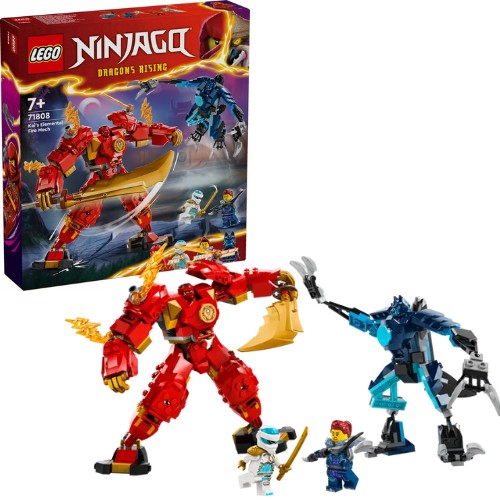 LEGO NINJAGO - Mech Robot ognisty żywiołu Kaia 71808 LEGO x NINJAGO