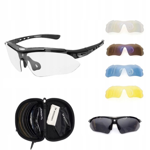 WOZINSKY OKULARY SPORTOWE ROWEROWE POLARYZACJA