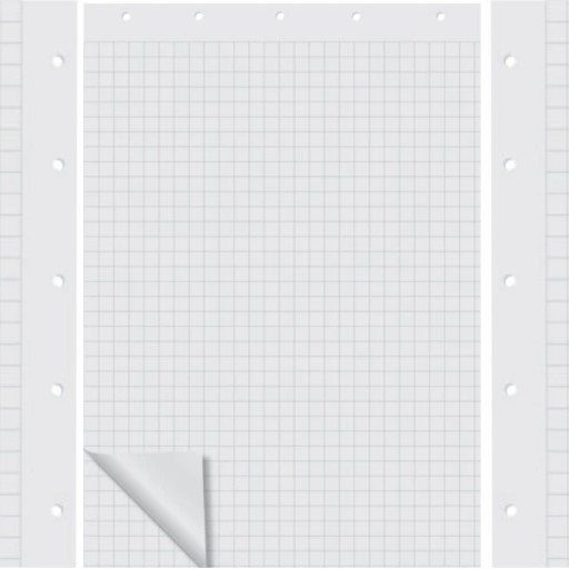 Blok papier do tablic flipchart 20 kartek w kratkę