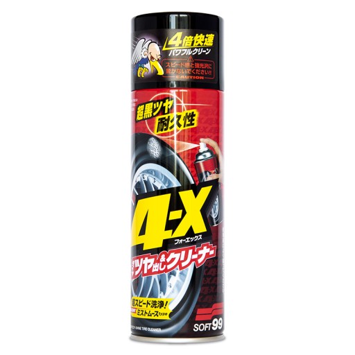 SOFT99 4-X TIRE CLEANER 470 ML DRESSING DO OPON