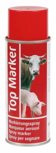 Spray do znakowania świń TopMarker 500ml czerwony