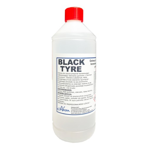 BLACK TYRE preparat do konserwacji opon 1L - NATA