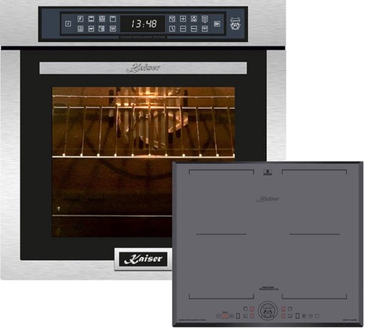 Zestaw Piekarnik + Płyta Indukcyjna 60 cm, 79L, Kaiser EH 6306 R+KCT 6730 FIG