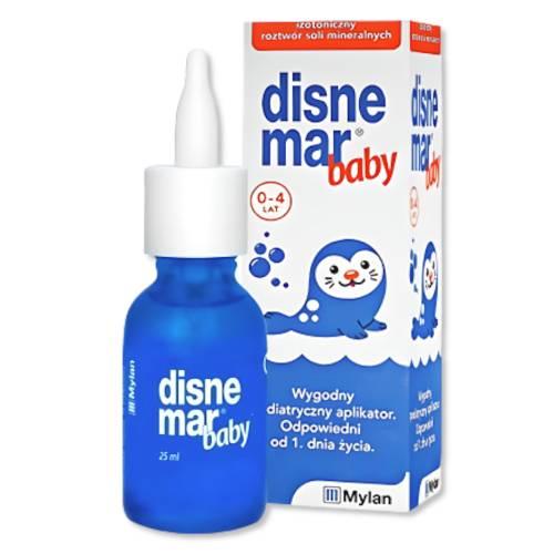 DISNEMAR baby - sól morska do nosa w aerozolu od pierwszych dni życia 25 ml