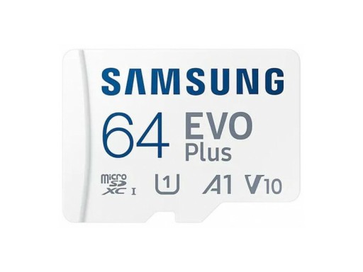 Карта памяти SAMSUNG Evo Plus microSDXC 64 ГБ