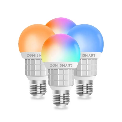 Zemismart materia nad WiFi 7W inteligentna żarówka LED RGBCW E27 z możliwo