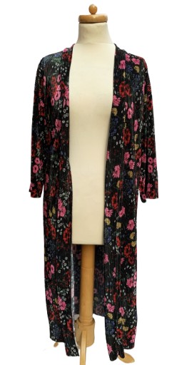 Narzutka Kimono Plisowane Kwiaty M 38 Gina Tricot