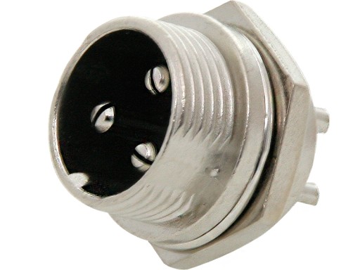 Gniazdo CB mikrofonowe 3PIN do obudowy