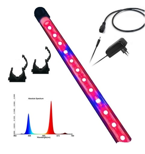 OSWIETLENIE LED 30 CM SPEKTRUM RED GROW 4/1 ROŚLIN