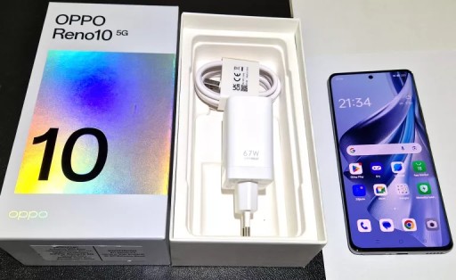 TELEFON OPPO RENO10 8GB/256GB STAN BDB NAKLEJONA FOLIA OCHRONNA