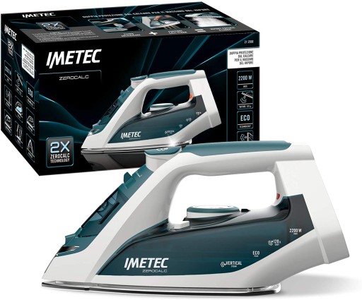 Żelazko parowe Imetec Zerocalc Z1 2500 , moc 2200 W , uderzenie pary 120 g